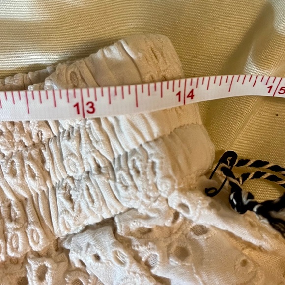 St. Roche Lace Shorts White Cream Elastic New with Tags - Picture 12 of 16